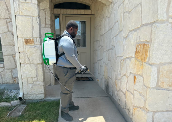 Endeavor Pest Management technician providing pest control service